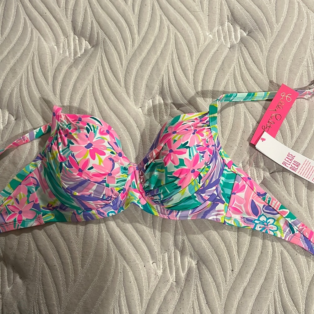 Lilly Pulitzer Bikini Top - It was all a dream print